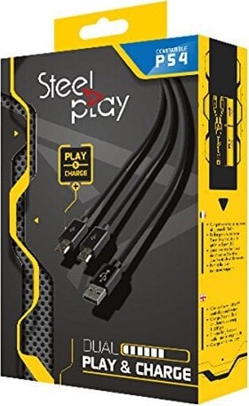 Steelplay Dual Play And Charge Cable Til Ps4