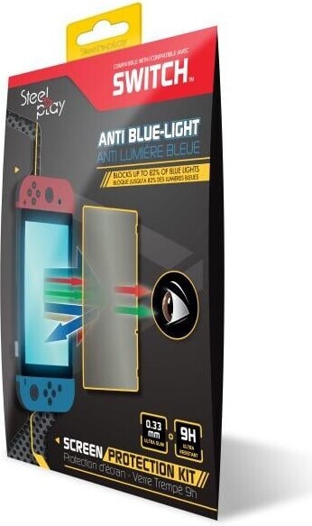 Steelplay Screen Protection Kit 9h Anti Blue-light Tempered Glass - Switch