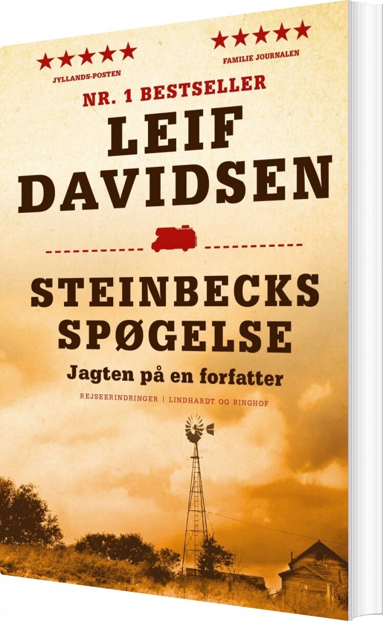 Billede af Steinbecks Spøgelse - Jagten På En Forfatter - Leif Davidsen - Bog