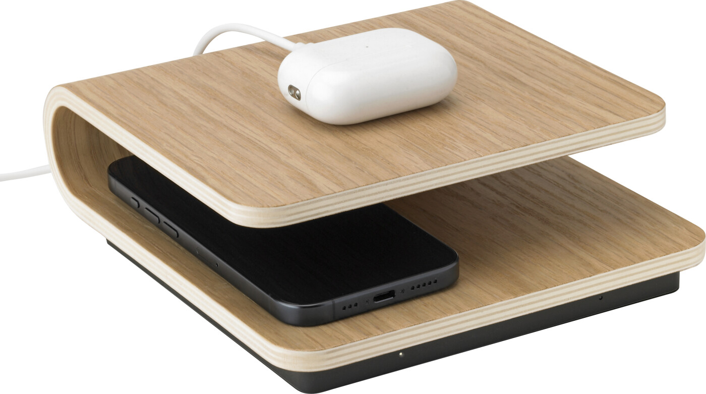 Stelton - Ro Trådløs Oplader - Oak