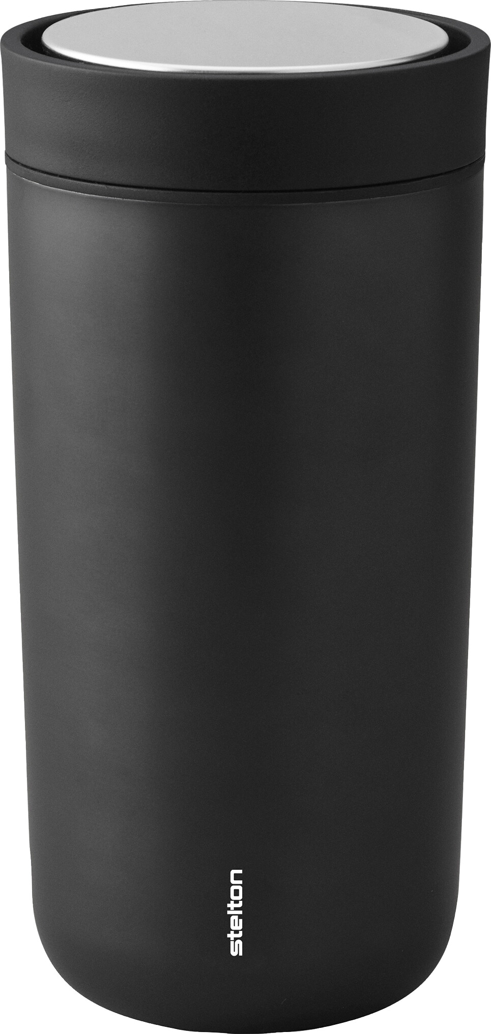 Stelton - To Go Click Termokop - Sort Metallisk - 400 Ml