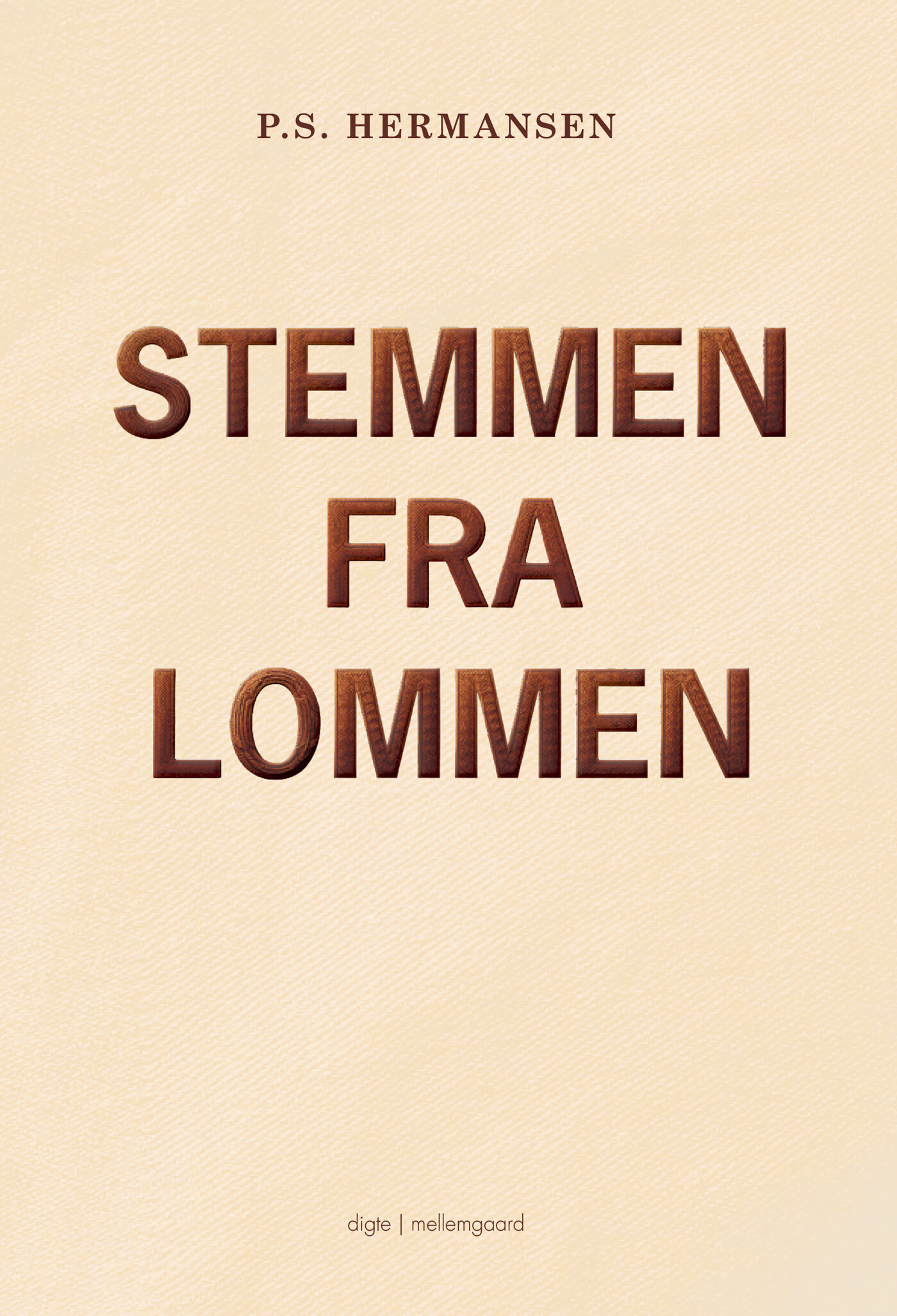 Stemmen Fra Lommen - P.s. Hermansen - Bog