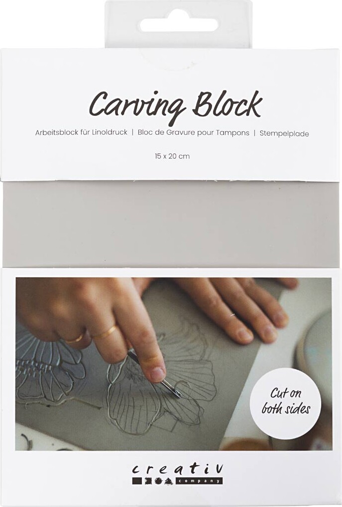 Stempelplade - 15x20 Cm - Lys Grå - 1stk./ 1 Stk. billede