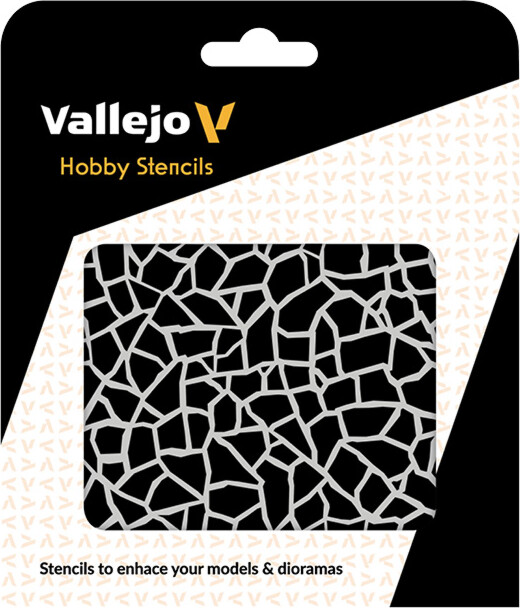 Vallejo - Hobby Stencils - Giraffe Camo Wwii Skabelon - St-cam003