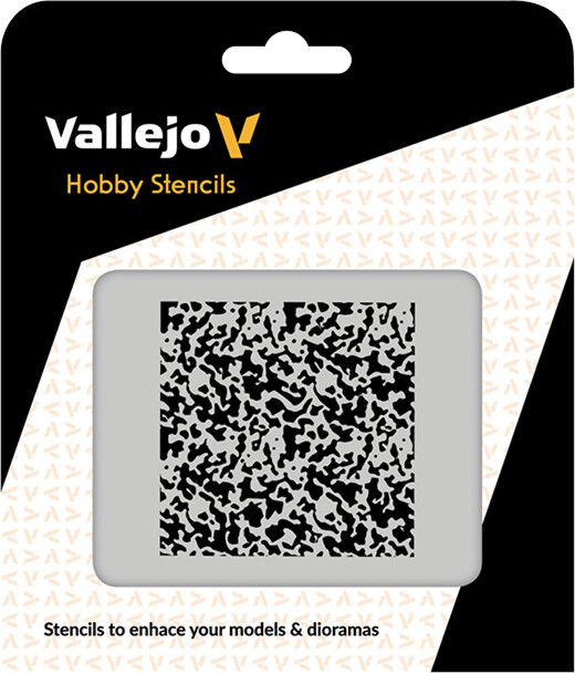 Vallejo - Hobby Stencils - Weathered Paint Skabelon - 1:72