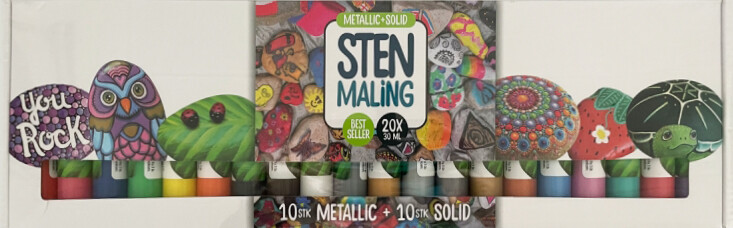 Stenmaling 20 X 30 Ml - 2365 - Nimo Company