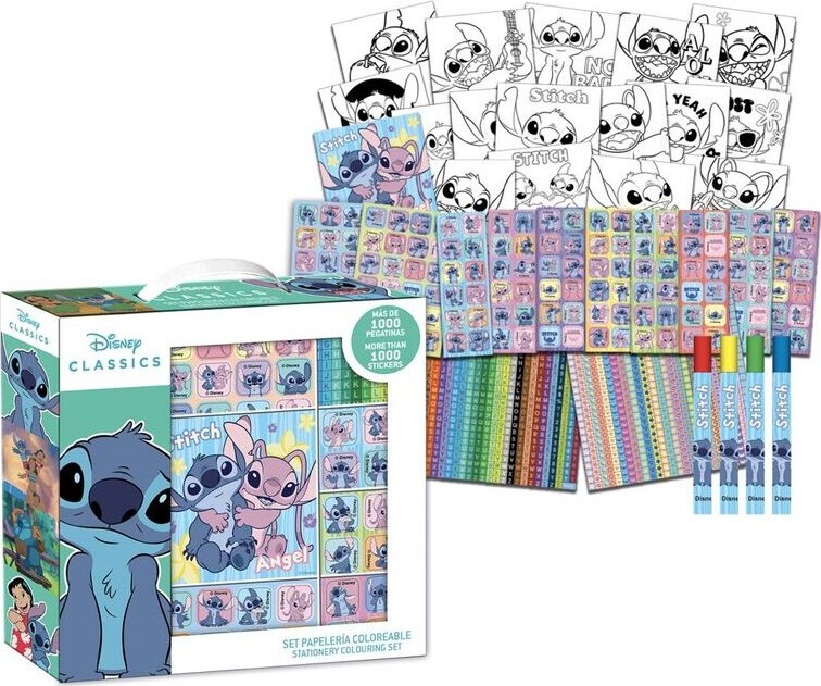 Stitch - Klistermærker Sæt Til Børn - 1.000 Stk.