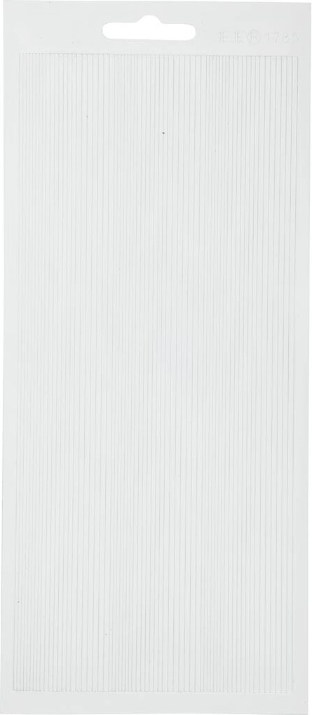 Klistermærker - Strimler Til Kanter - Hvid billede