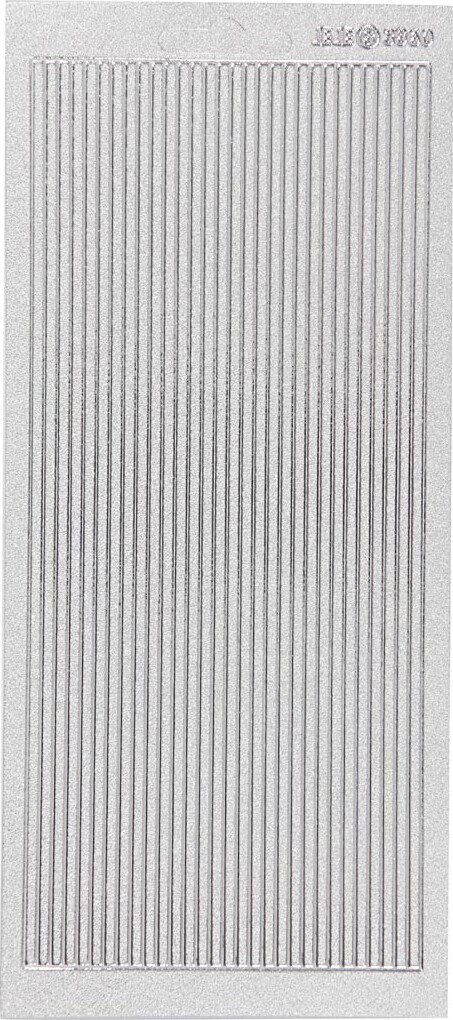 Klistermærker - Strimler Til Kanter - Sølv billede