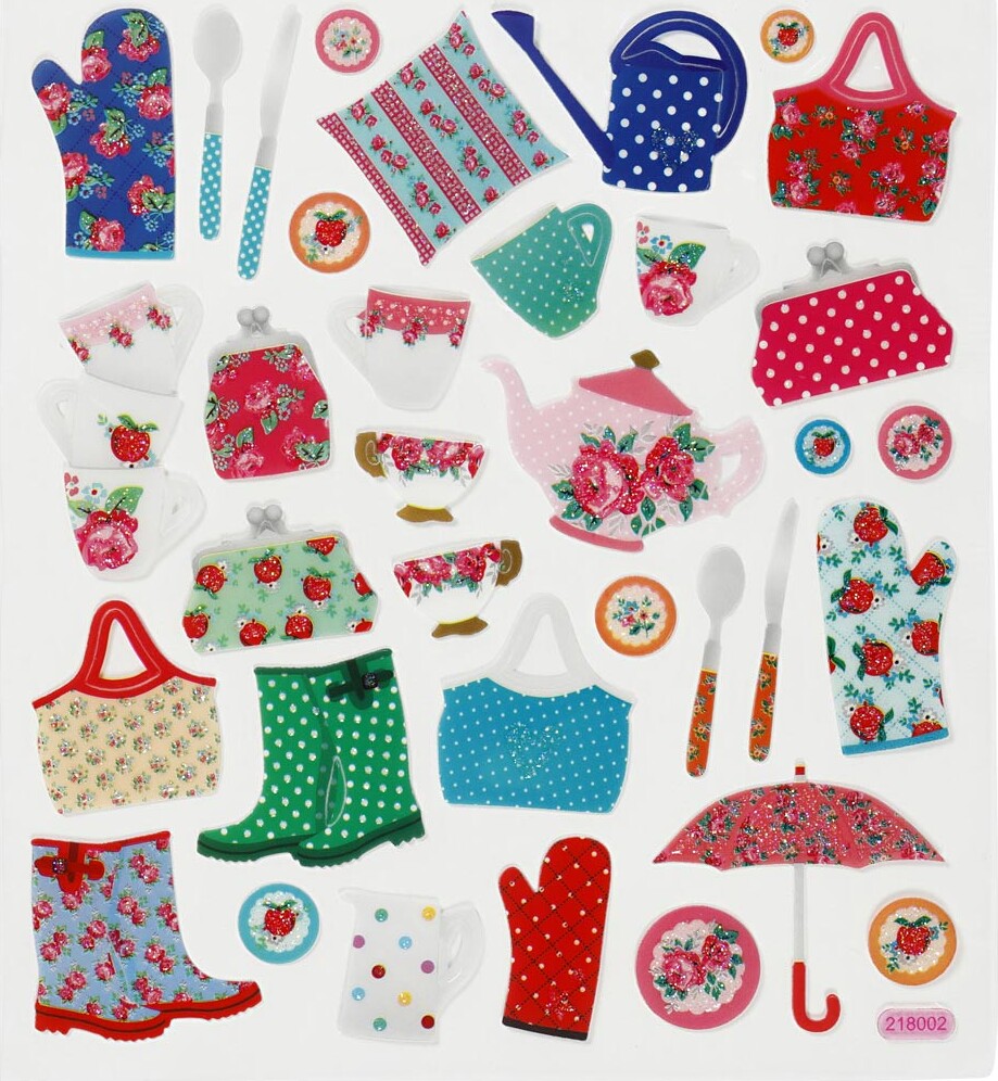 Stickers - Haveliv - Ark 15x16,5 Cm - 1 Ark