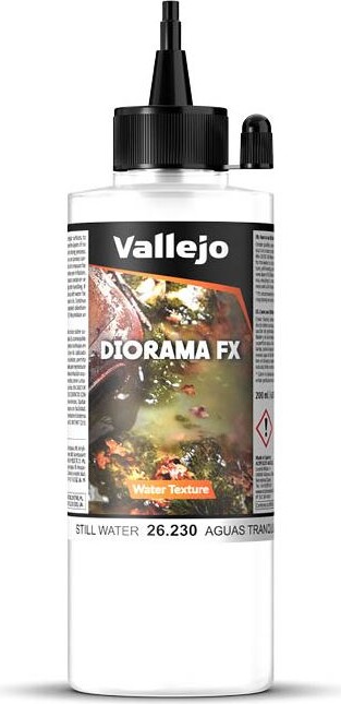 Vallejo - Diorama Fx - Water Texture Akryl Medium - Still Water - 200 Ml