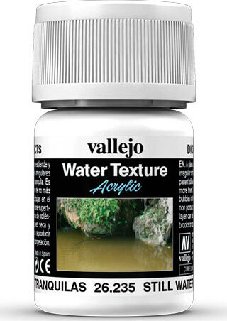 Se Vallejo - Water Texture Akryl Medium - Still Water 30 Ml hos Gucca.dk