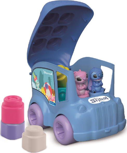 Stitch Aktivitetsbus - Soft Clemmy - Clementoni - 26x18x24 Cm