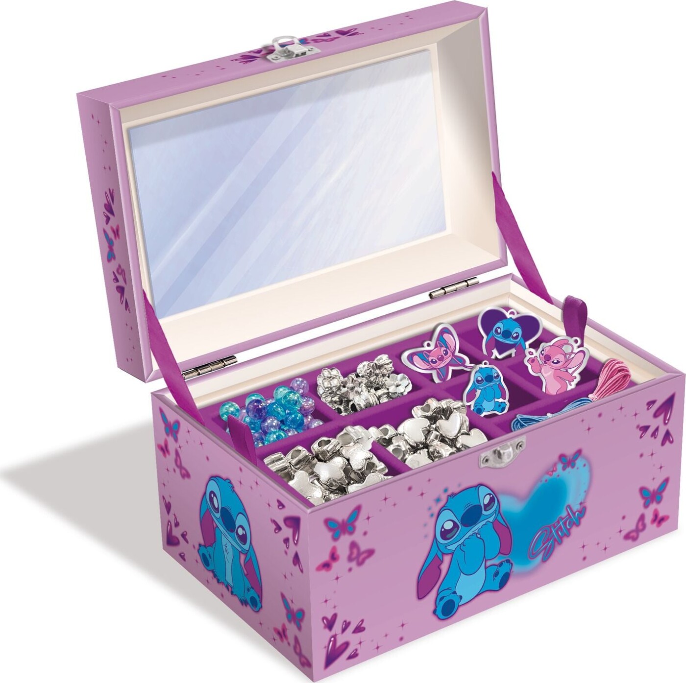 Stitch - Friendship Jewellery Box With Beads & Charms (63330)