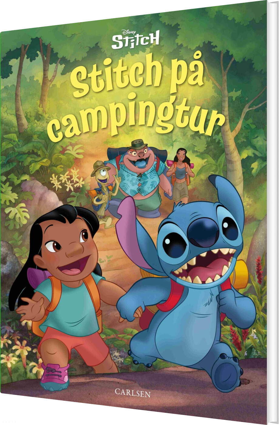Stitch På Campingtur - Bog