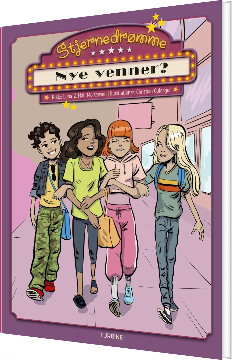 Stjernedrømme - Nye Venner? - Rikke Luna ø. Hall Mortensen - Bog