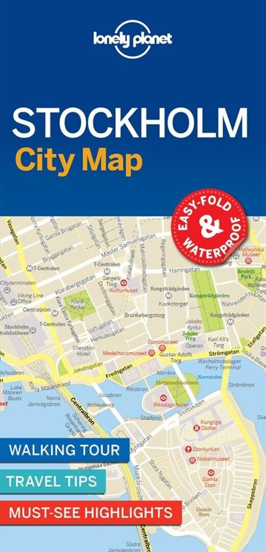 Billede af Stockholm City Map - Lonely Planet - English Book