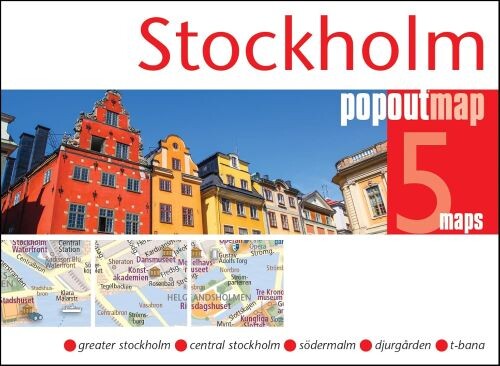 Stockholm Popout Maps - Popout Map - English Book