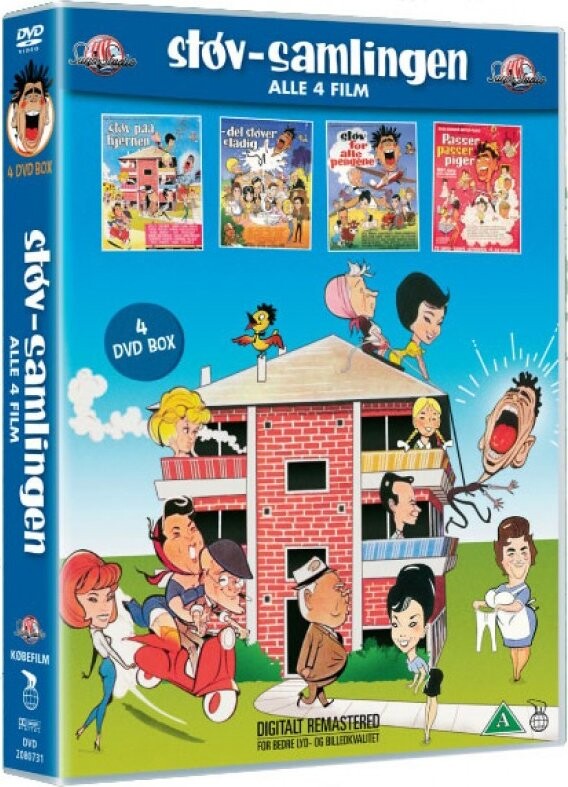 Støv Samlingen - Støv På Hjernen 1-4 Boks - DVD - Film