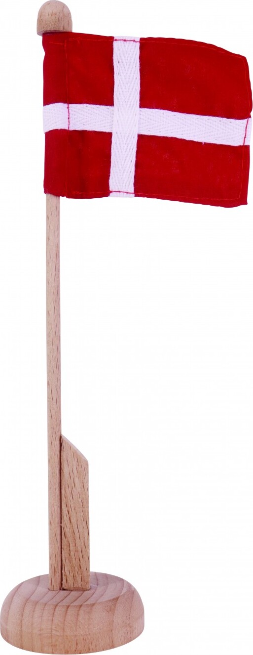 Stof Flag På Træpind H 25 Cm - Scanseason