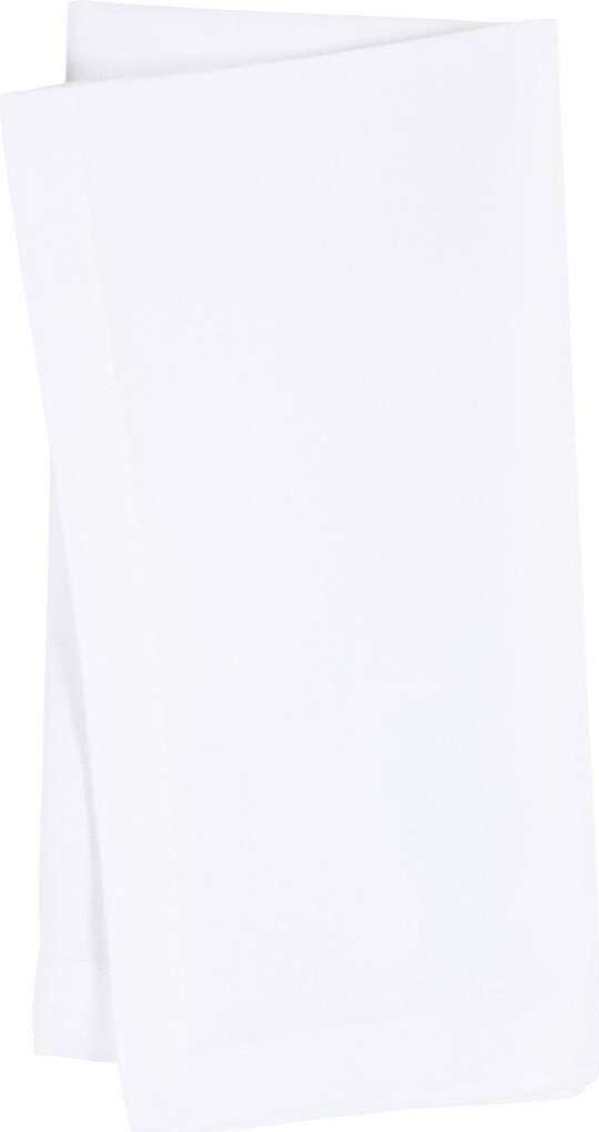 Stofservietter - Str. 42x42 Cm - 145 G - Hvid - 4 Stk. - Creativ Company