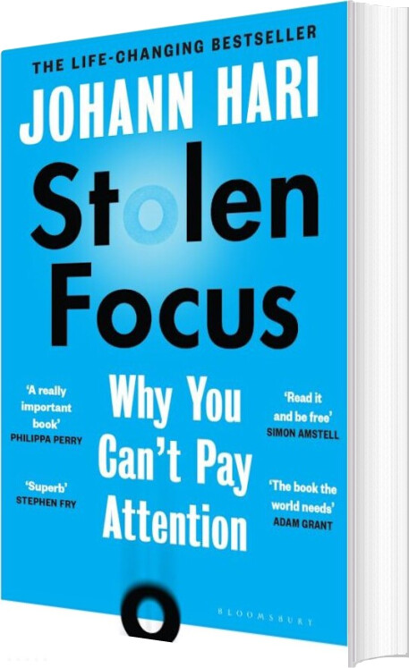 Stolen Focus: The Surprising Reason You Can't Pay Attention - Johann Hari - English Book