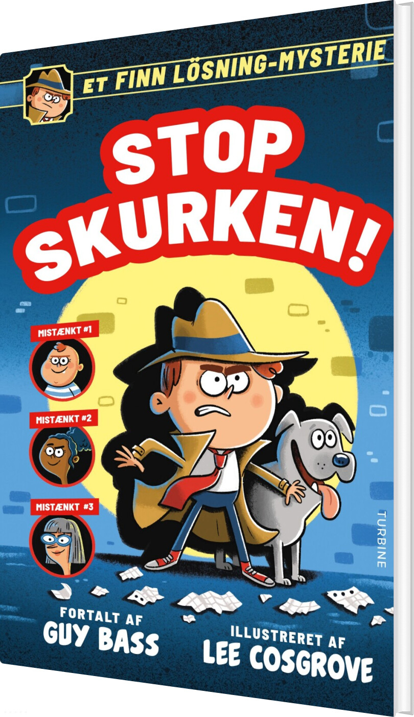 Billede af Stop Skurken! Et Finn Lösning-mysterie - Guy Bass - Bog