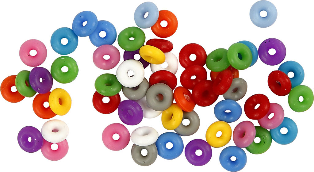 Stopringe - Assorterede Farver - 48 Stk. billede