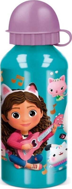 STOR Flaske i aluminium 400 ml - Gabby's Dollhouse (21234)