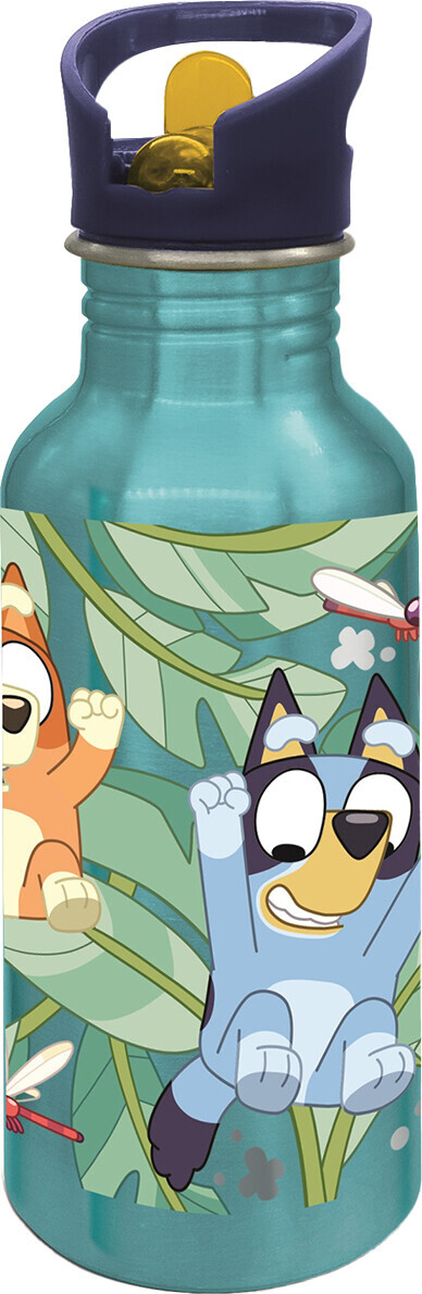 Stor - Bluey Alu Flaske Sipper - Blue - 545 Ml