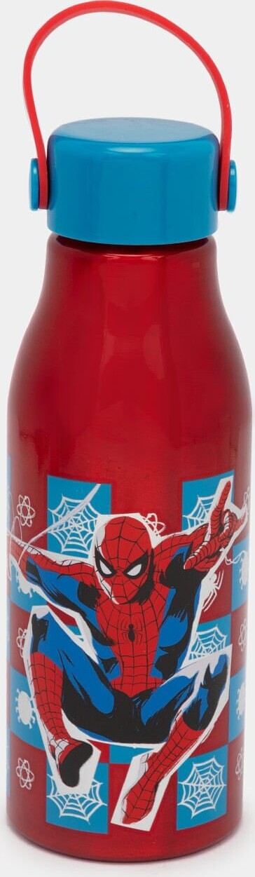 Spider-man - Drikkedunk Med Strop Til Børn - Aluminium - 760 Ml - Stor