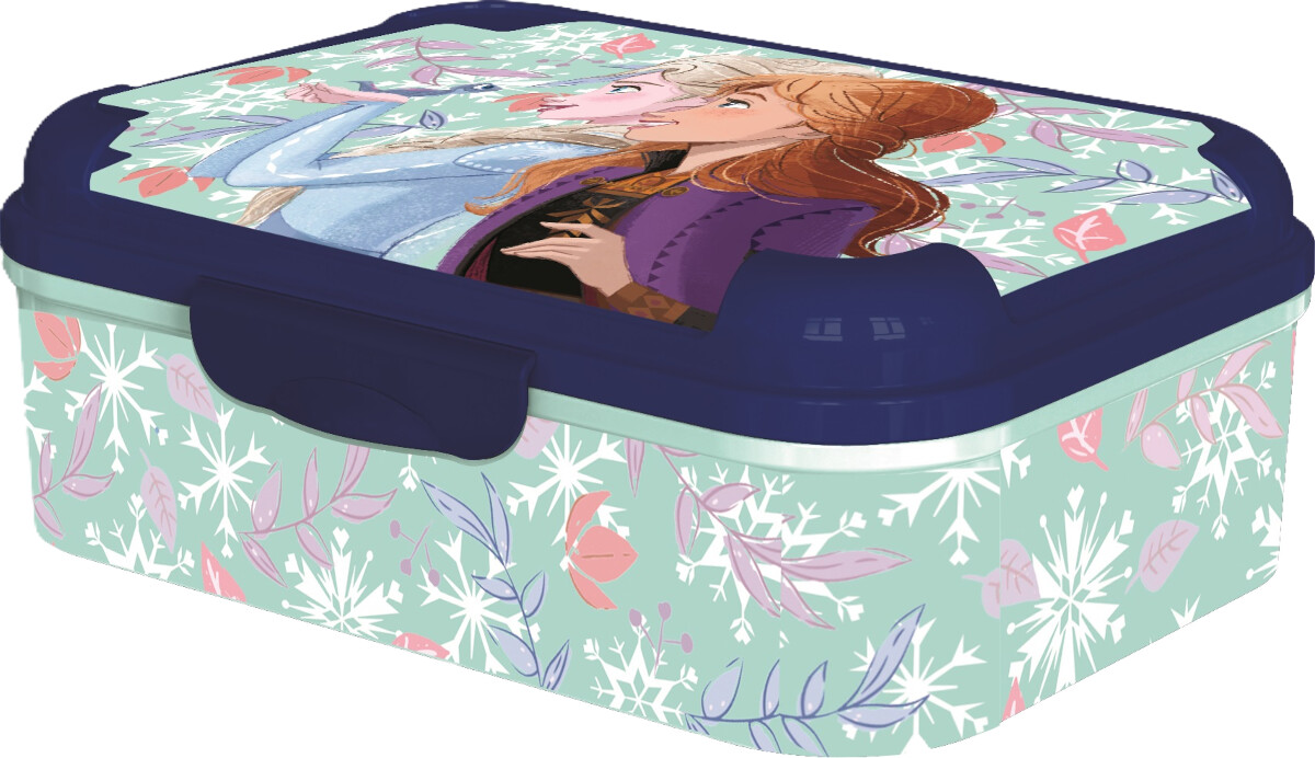 Stor - Frozen Asker Madkasse - 17 X 13,5 X 6,2 Cm