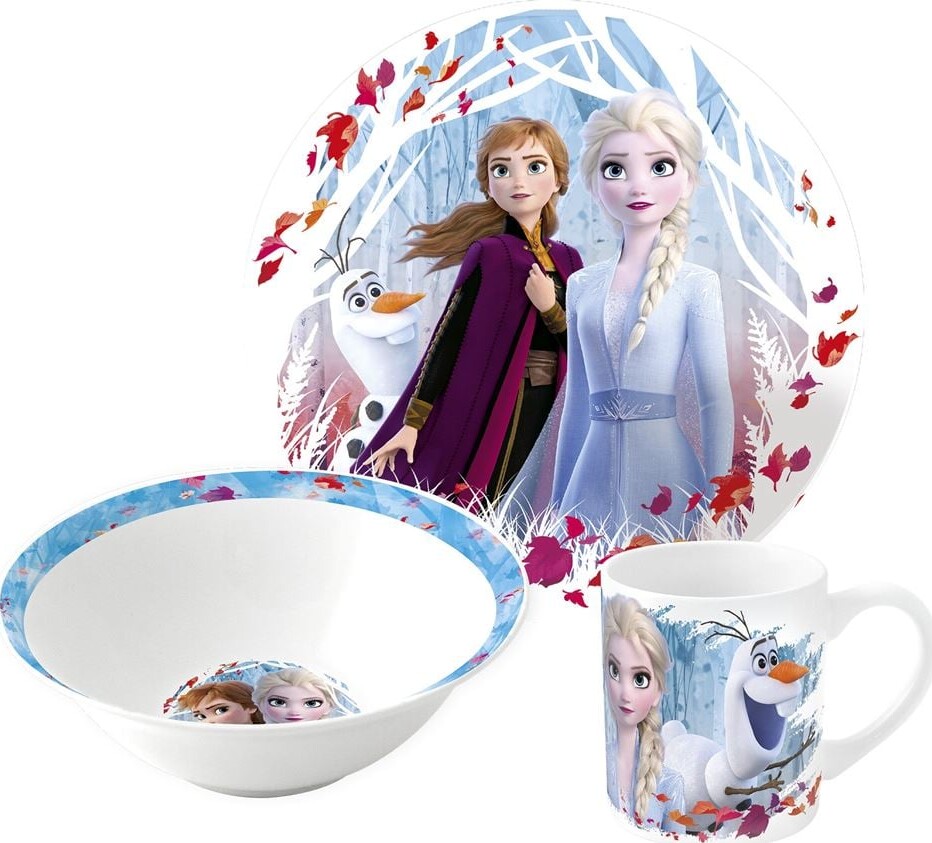 Stor - Gavesæt Med 3 Dele - Frozen