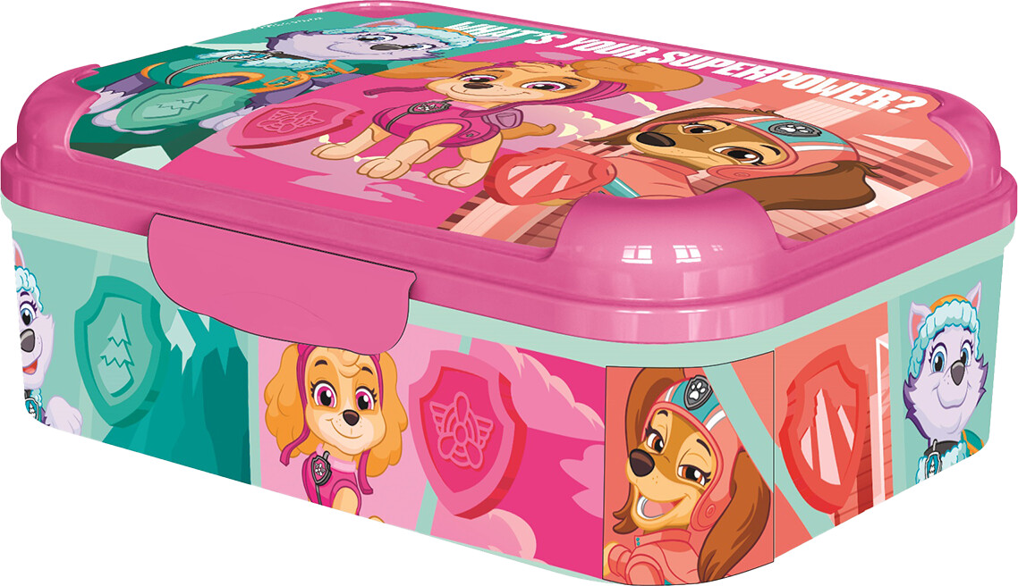 Stor - Paw Girl Asker Madkasse - 17 X 13.5 X 6.2 Cm