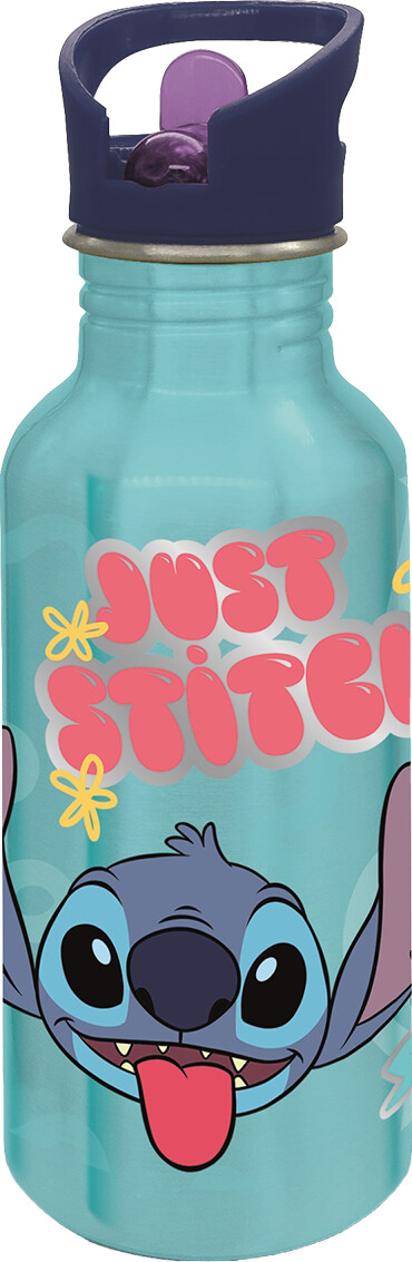 Stor - Stitch Alu Flaske Sipper - 545 Ml