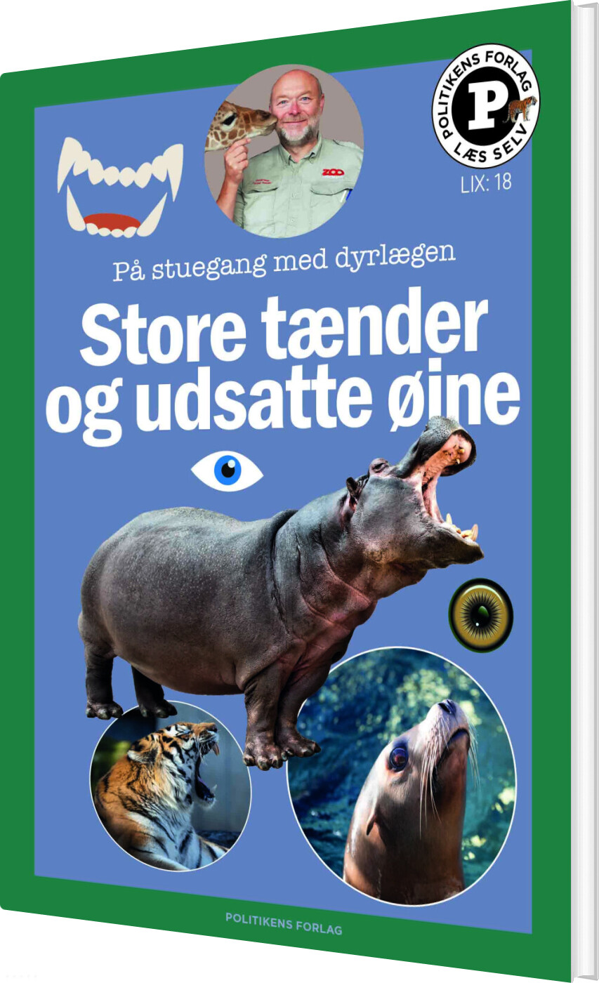Billede af Store Tænder Og Udsatte øjne - Læs Selv-serie - Katrine Memborg - Bog hos Gucca.dk