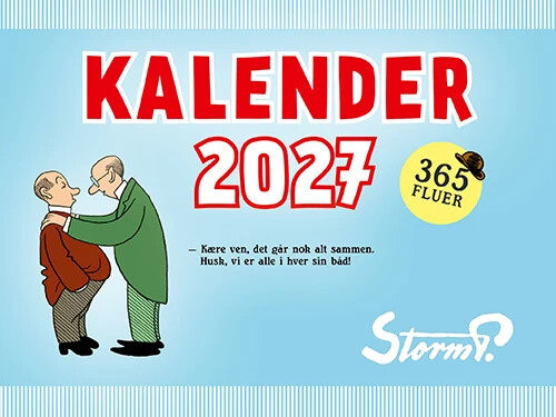 Storm P. - Kalender 2027 - 365 Fluer - Forlaget Alvilda