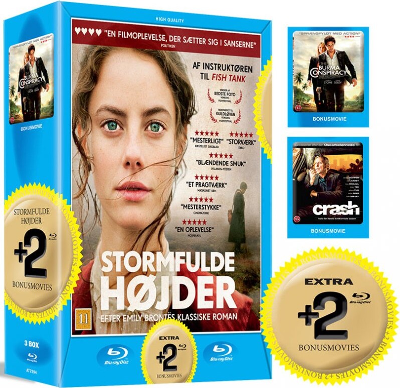 Stormfulde Højder // The Burma Conspiracy // Crash - Blu-Ray