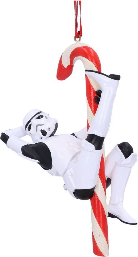 Star Wars Julepynt - Stormtrooper Og Julestok - 12 Cm
