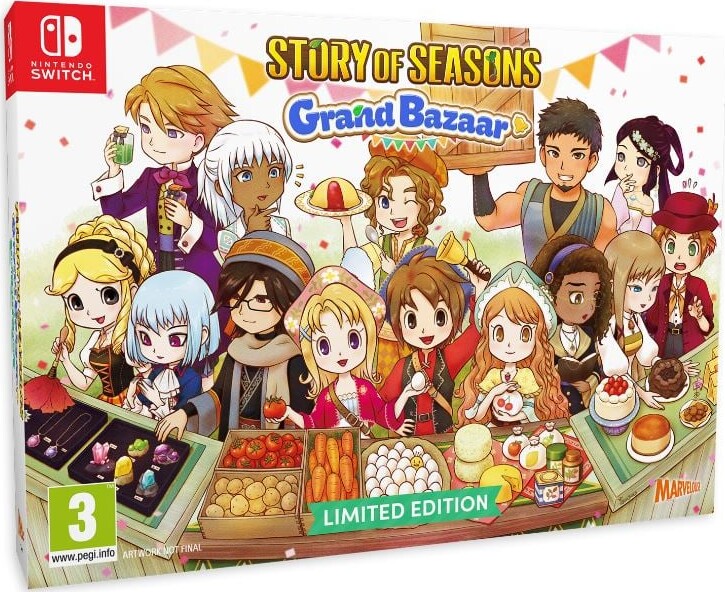 Story Of Seasons: Grand Bazaar (limited Edition) - Nintendo Switch