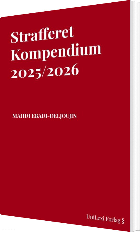 Strafferet Kompendium - Mahdi Ebadi-deljoujin - Bog