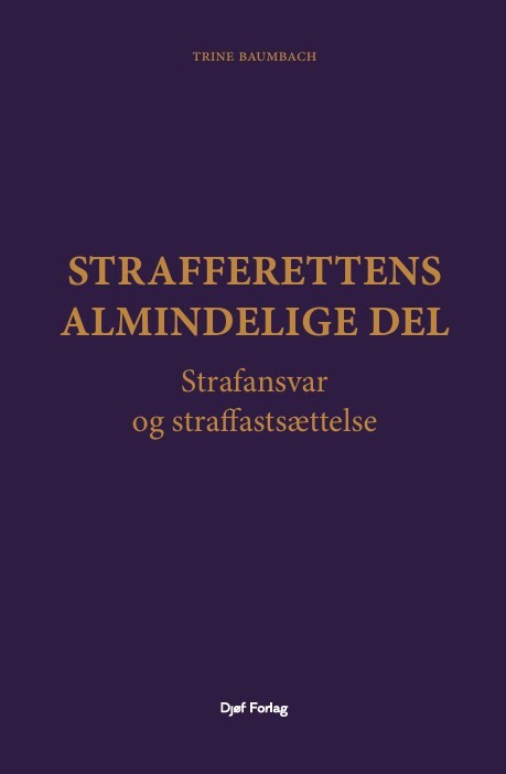 Strafferettens Almindelige Del - Trine Baumbach - Bog