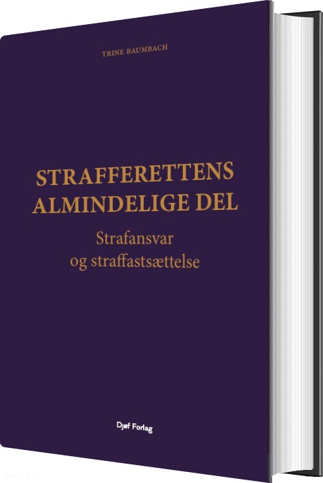 Strafferettens Almindelige Del - Trine Baumbach - Bog