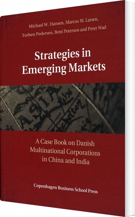 Strategies In Emerging Markets - Bent Petersen - Bog