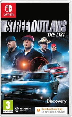 Street Outlaws: The List (Code In A Box) Nintendo Switch Spil - GEEKD.dk