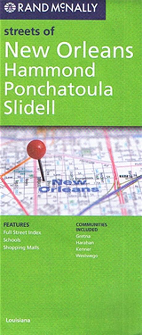 Billede af Streets Of New Orleans, Hammond, Ponchatoula, Slidell - Rand Mcnally - English Book