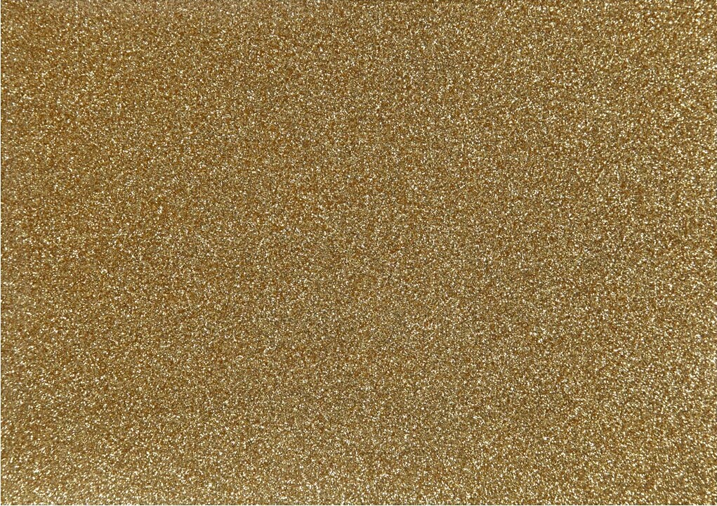 Strygestof - A5 - 148x210 Mm - Glitter - Guld - 1 Ark