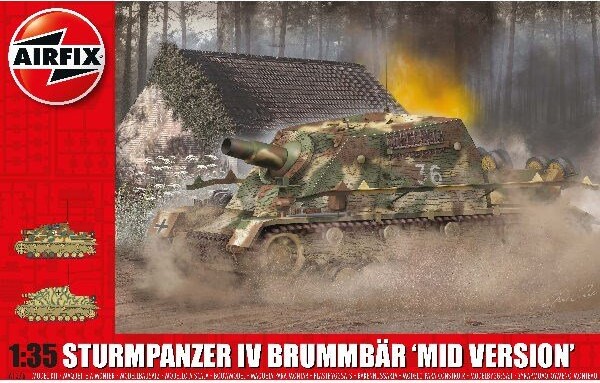 Billede af Airfix - Sturmpanzer Iv Tank Byggesæt - 1:35 - A1376