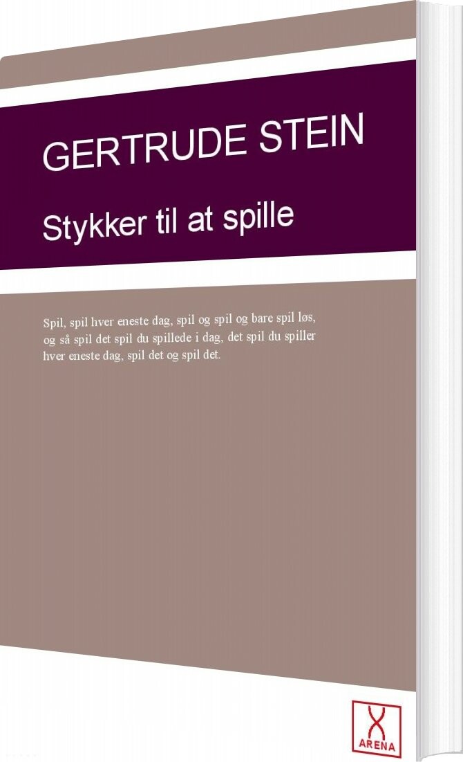 Billede af Stykker Til At Spille - Getrtude Stein - Bog