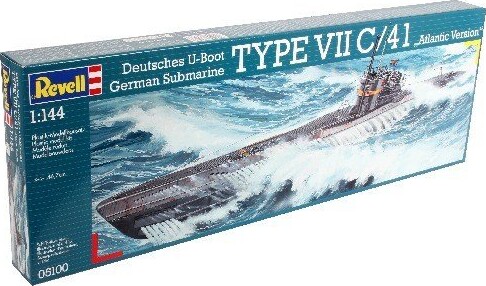 Billede af Revell - German Submarine Type Vii C/41 Ubåd Byggesæt - 1:144 - 05100